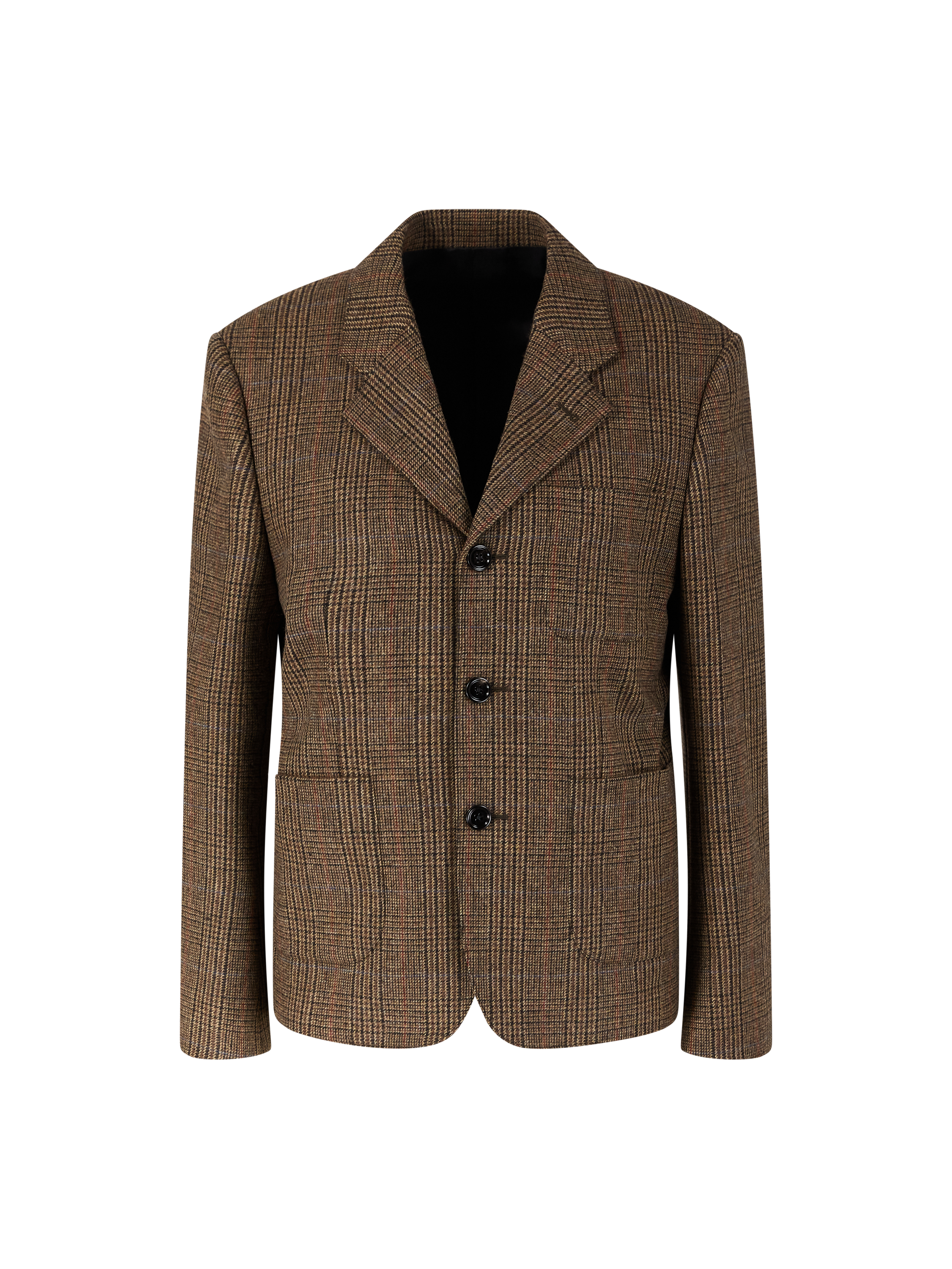 Taillierter Blazer aus Wolle Braun