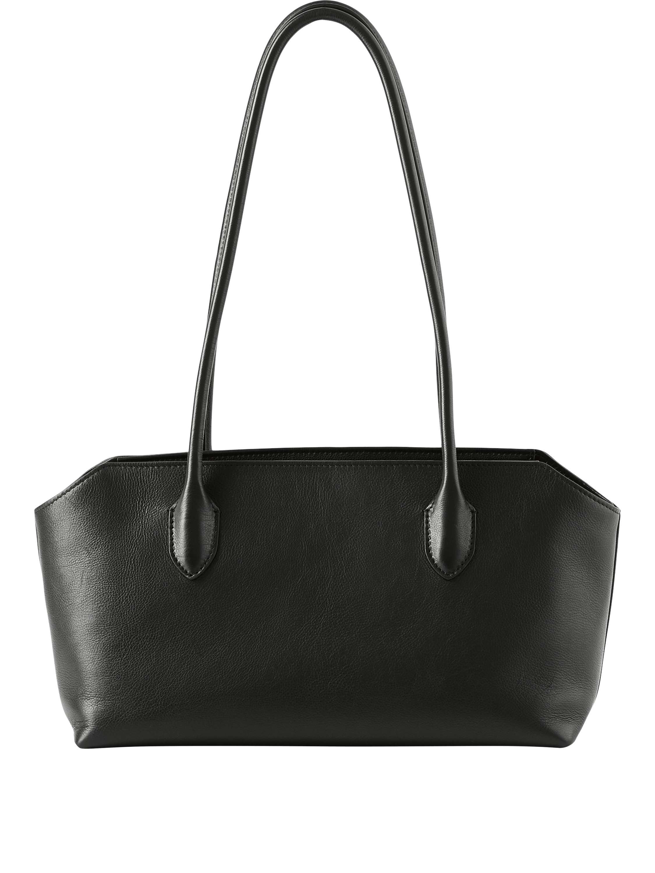 The Row Schultertasche 'Terrasse Small' Schwarz, Rückansicht – UNGER.DE