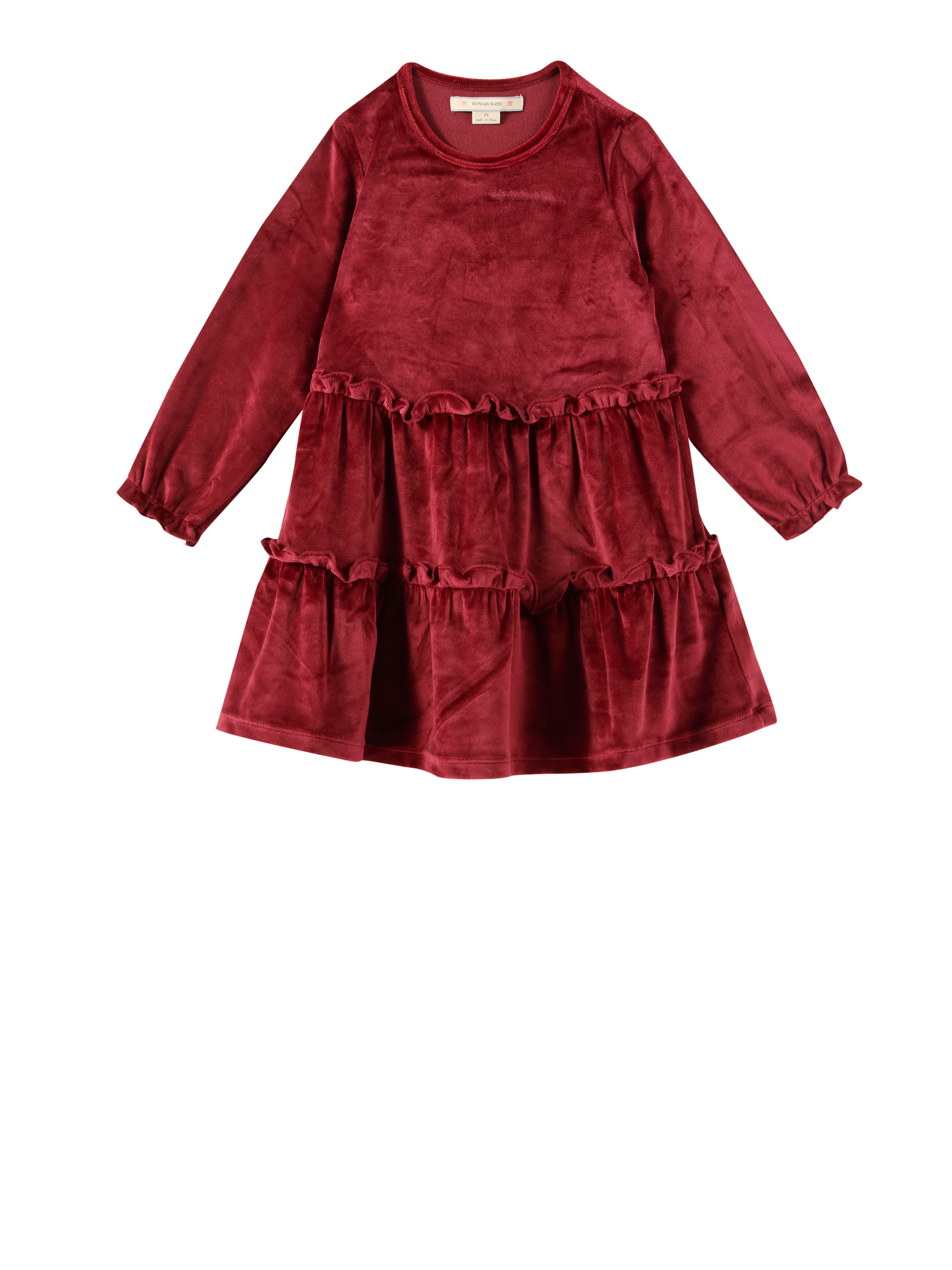 Samtkleid in Rot 