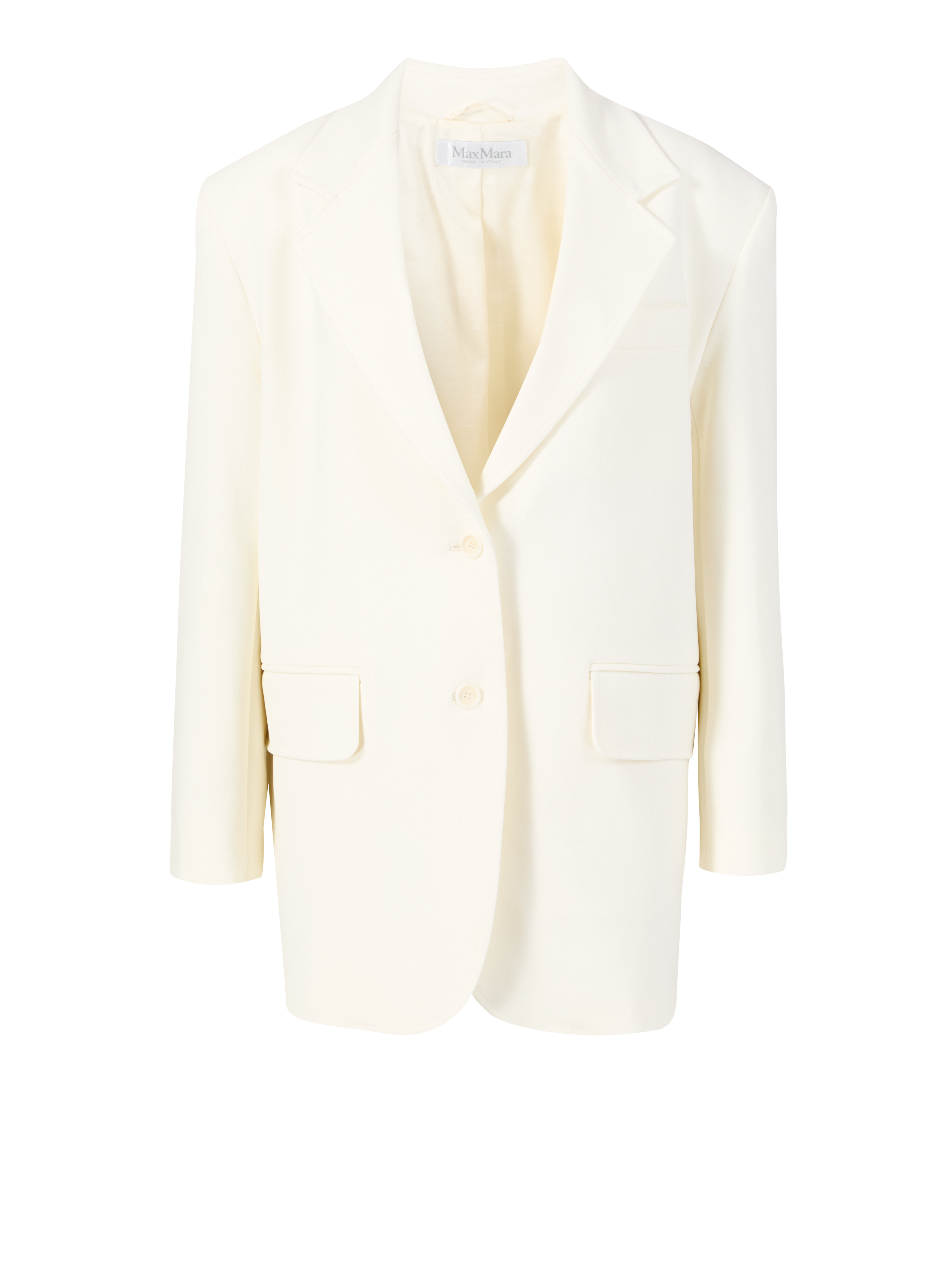 Oversized Wollblazer 'Suez' Weiß