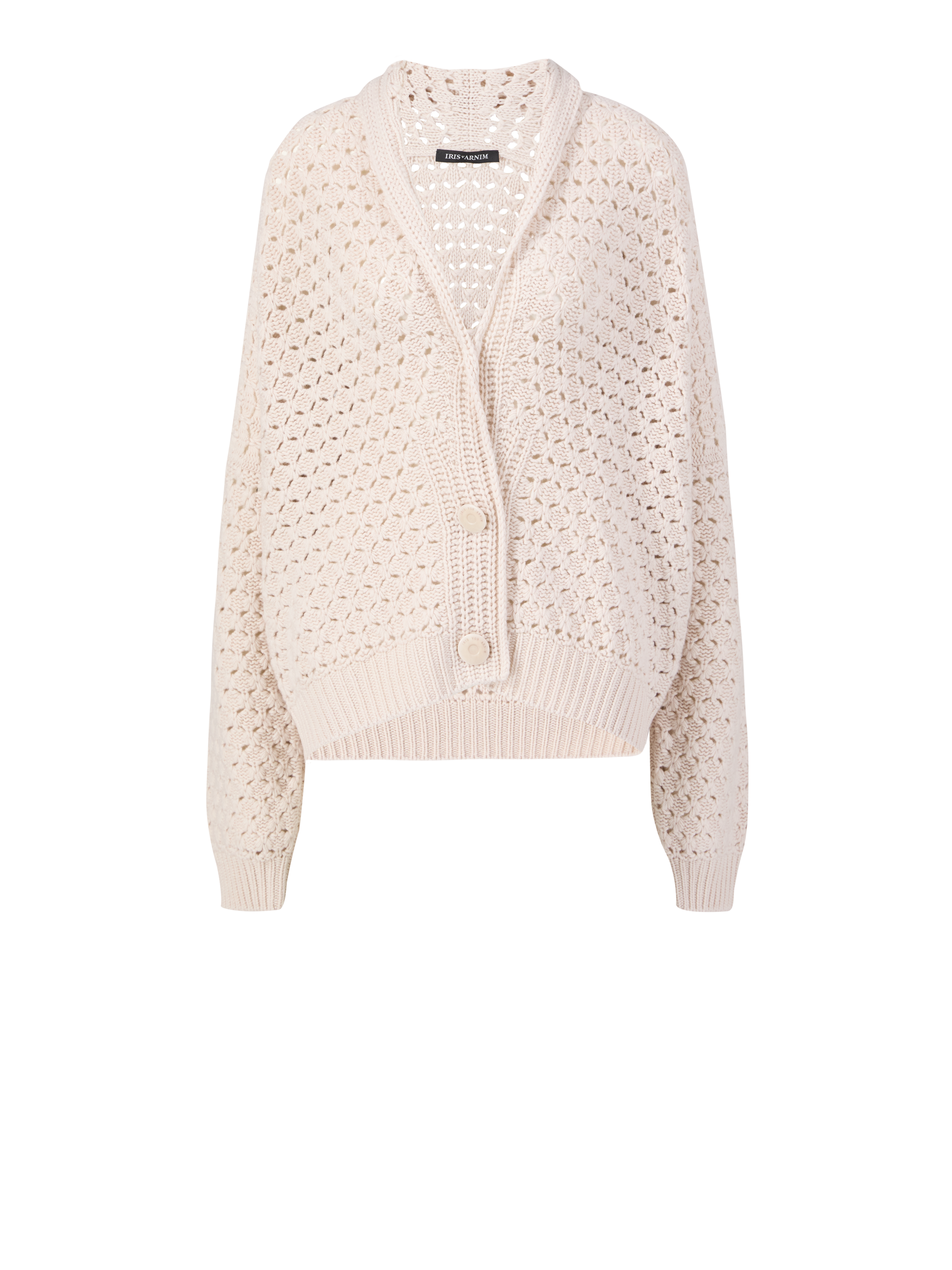 Cashmere cardigan 'Eden' Alabaster