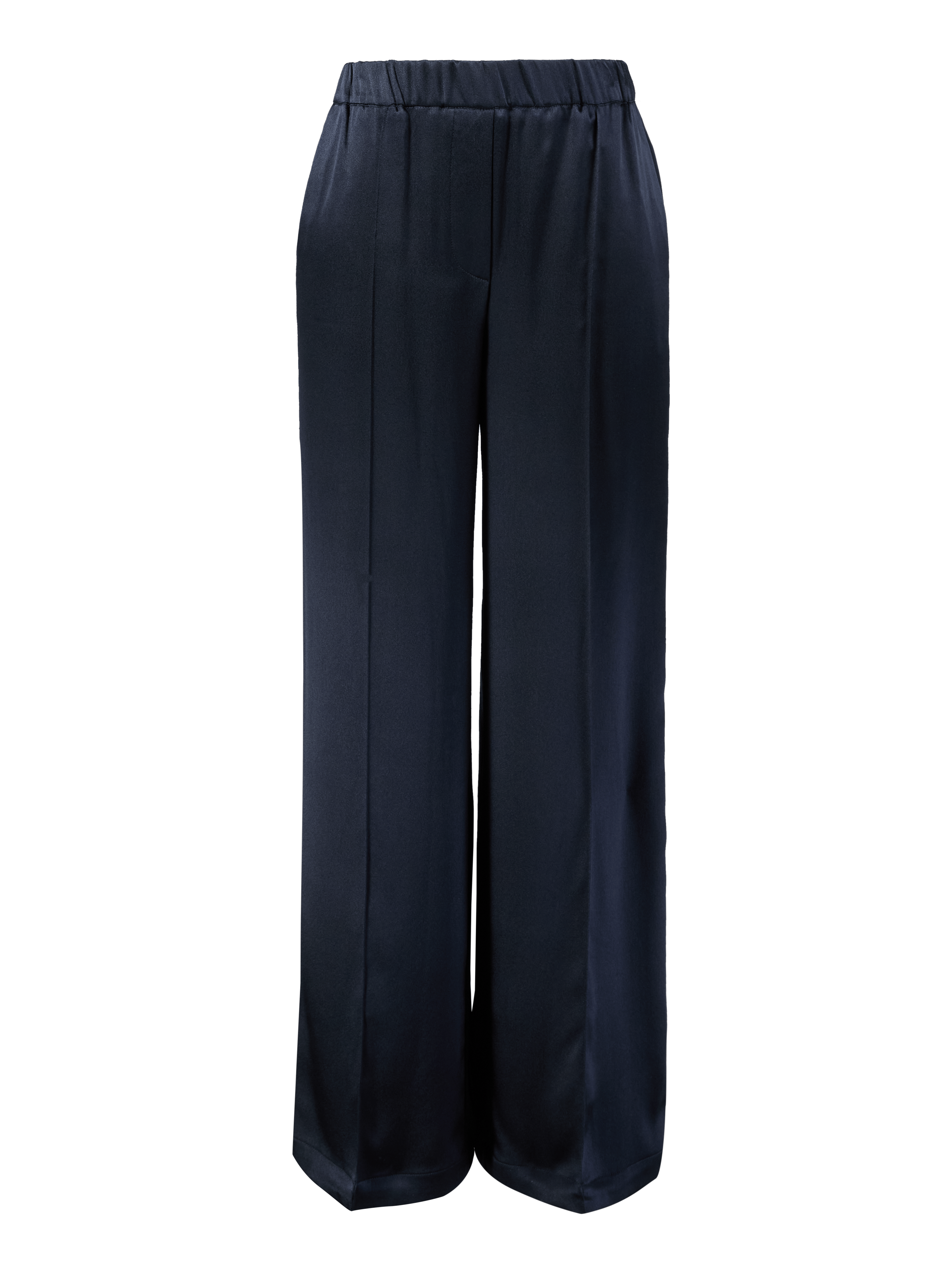 Pyjamahose aus Seide Marineblau