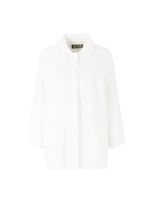 Hemd aus Bouclé Crème