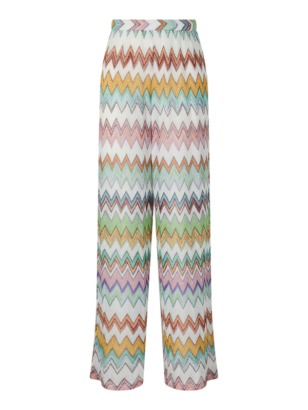 Hose mit Dégradé-Zickzack-Muster Multi