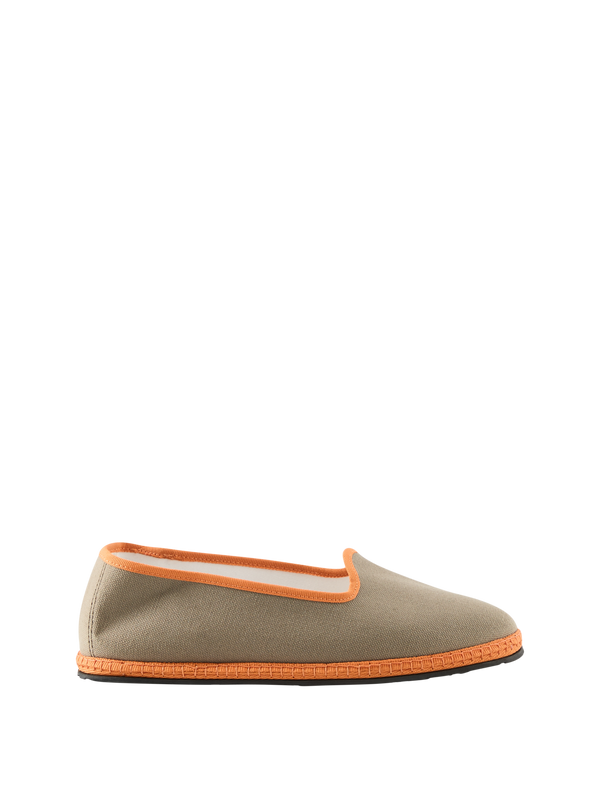 Slipper 'Modigliani Bicolore Canvas' Coriandolo Papavero