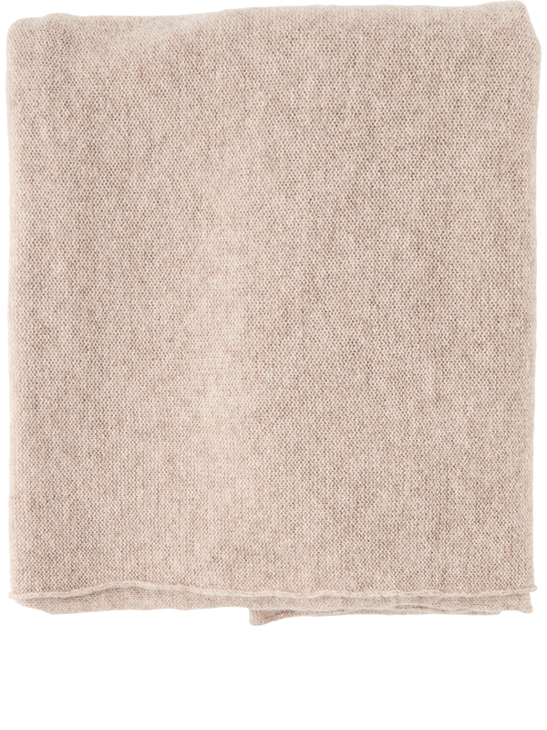 Cashmere scarf taupe