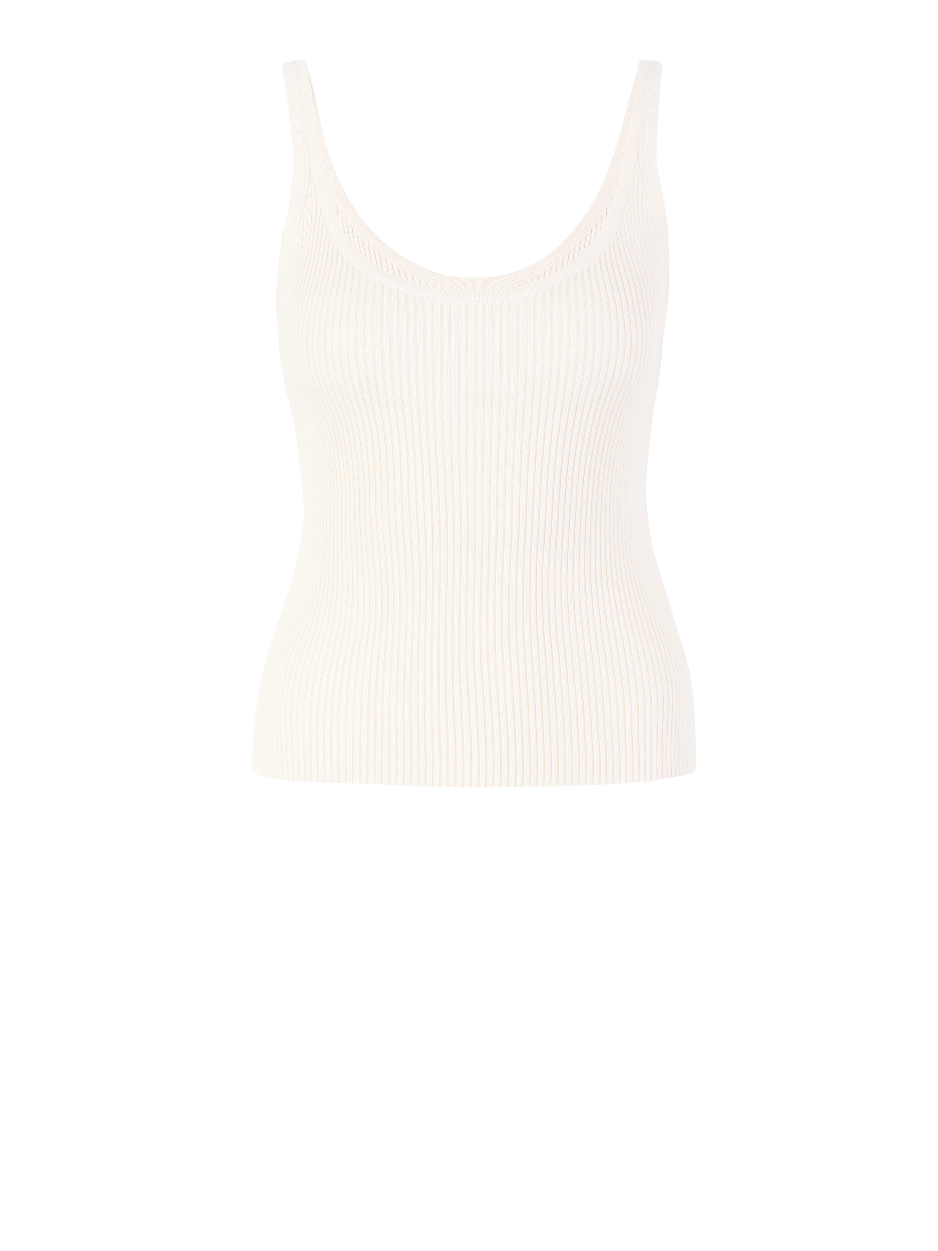 Seiden-Cashmere Tanktop Crème