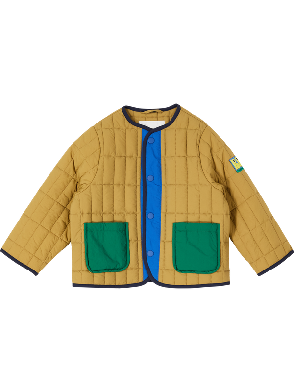 Wattierte Jacke 'Booo' Olivgrün
