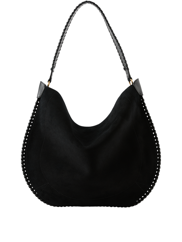 'Oskan Hobo Soft' shopper bag in black calfskin