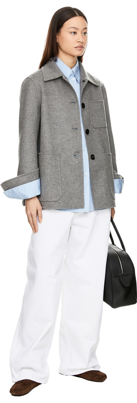 Baumwollhemd Hellblau