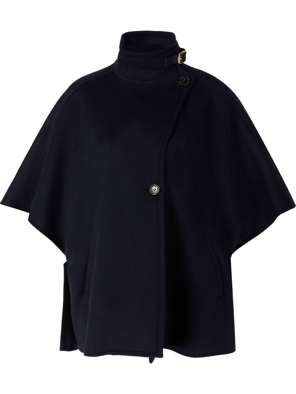 Cashmere-Cape 'Derrik' Marineblau 
