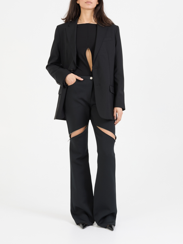 Bootcut-Hose 'Ellipse' Schwarz