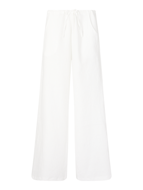 Leinenhose 'Christi' Weiß