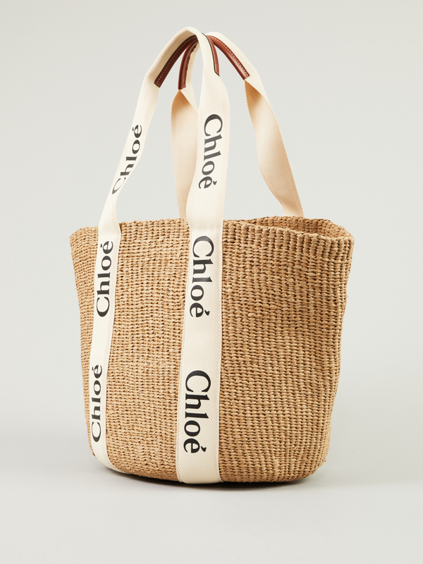 Shopper 'Large Woody Basket' Beige
