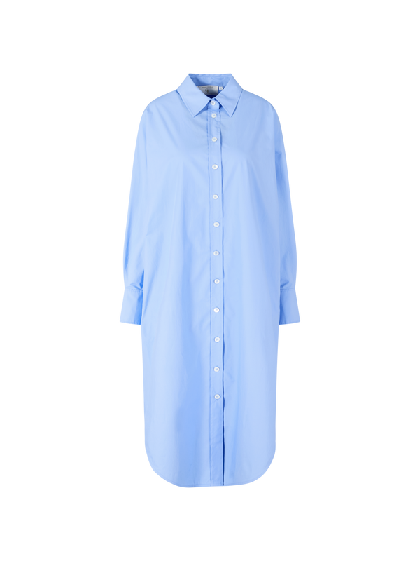 Midikleid 'The Poplin' Hellblau