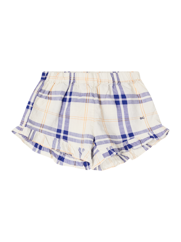 Karierte Shorts 'Fun Tartan' Crème