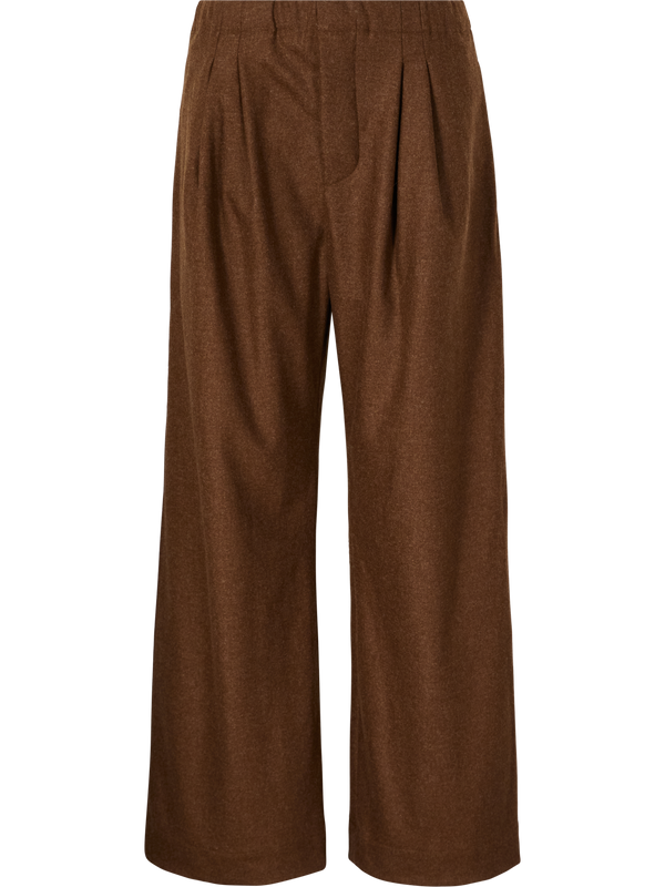 Wollhose 'Trace' mit Kordelzug Braun