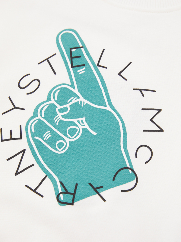 Sweatshirt mit Print Créme