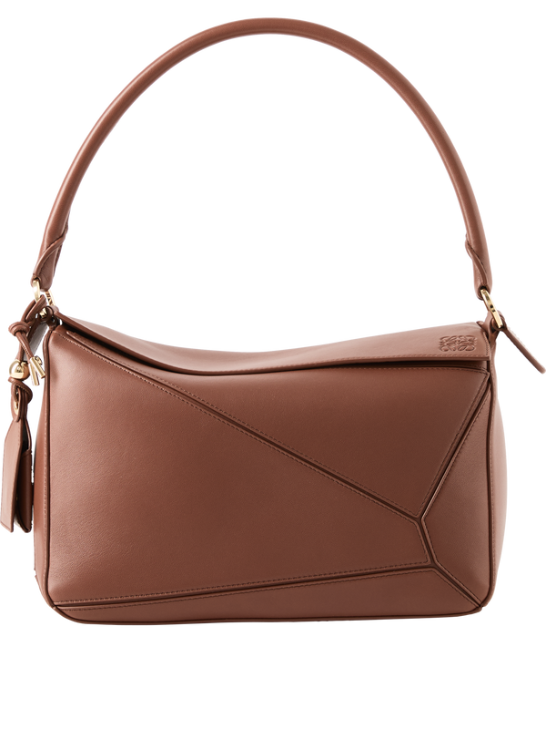 Schultertasche Paula's Ibiza ‘Puzzle Featherlight Medium' Pecan