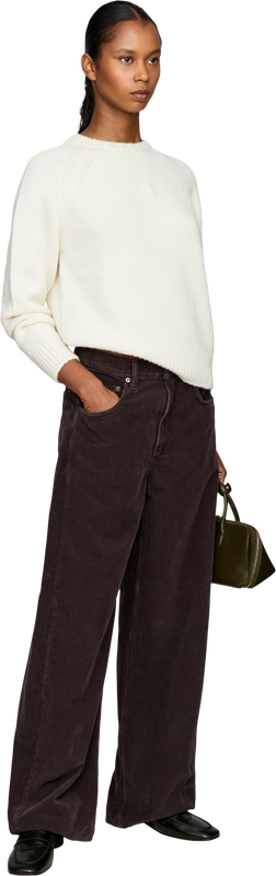 Cashmere-Pullover 'Bay Crew' Crème