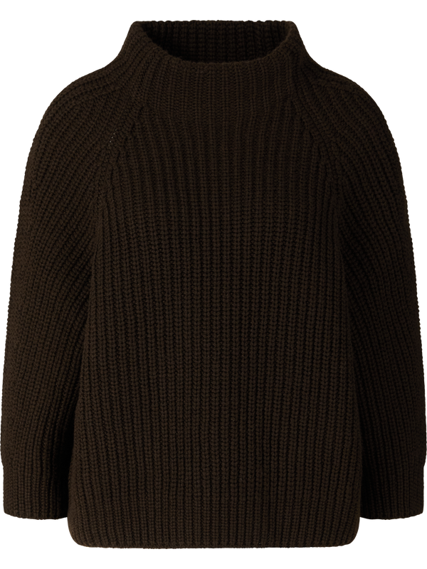 'Fallou' cashmere jumper in chocolate