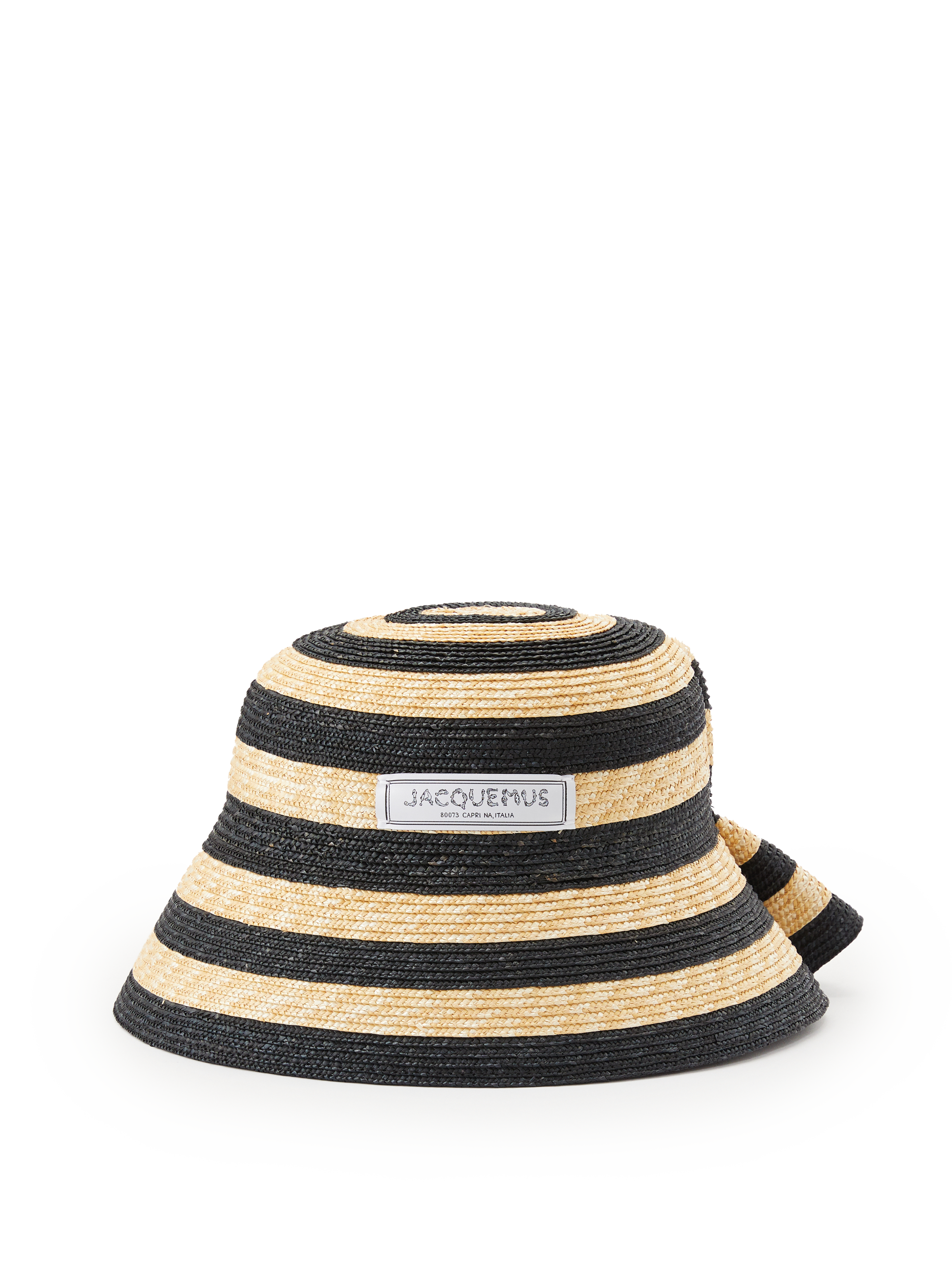 Strohhut 'La Chapeau Vela' Beige/Schwarz