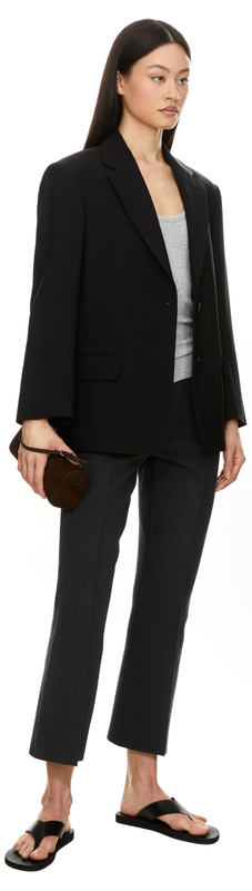 Stoffhose 'Geo Kick' Dunkelgrau