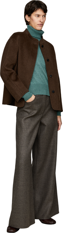 Cashmere-Seidenpullover 'Neris' mit Rollkragen Fern