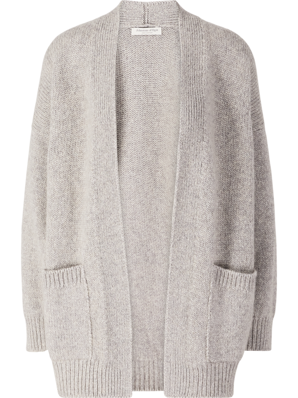 'Bay Slouch' cashmere cardigan in grey