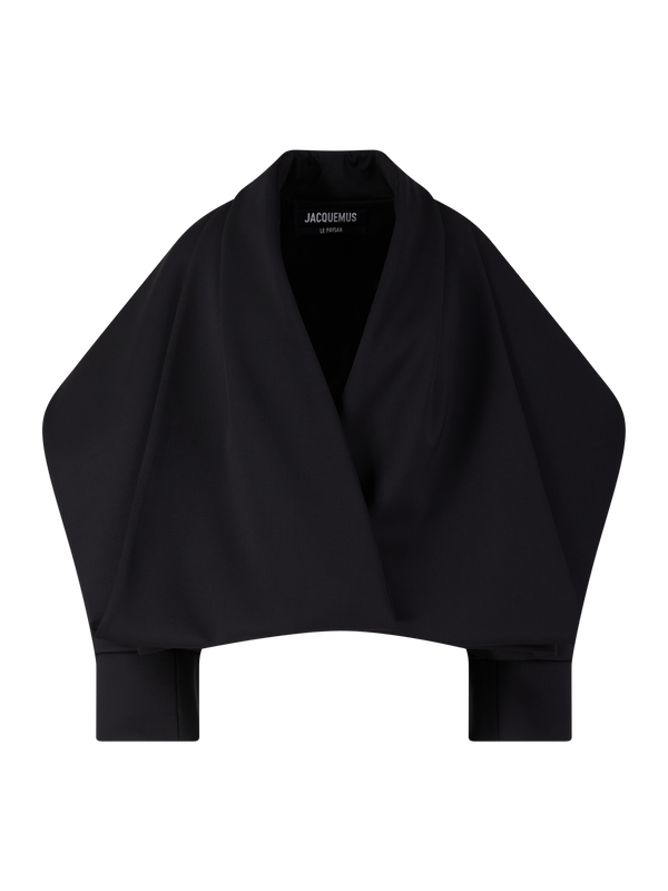 Godet-Jacke 'La Meunier' Schwarz