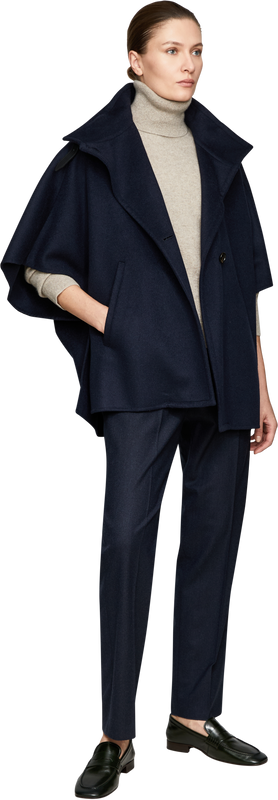 Cashmere-Hose 'Zamia' Dunkelblau