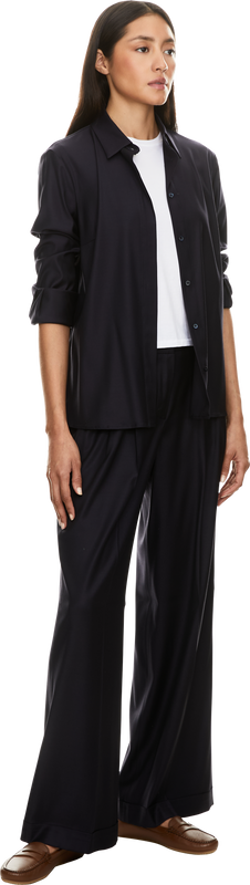 Bluse in Marineblau