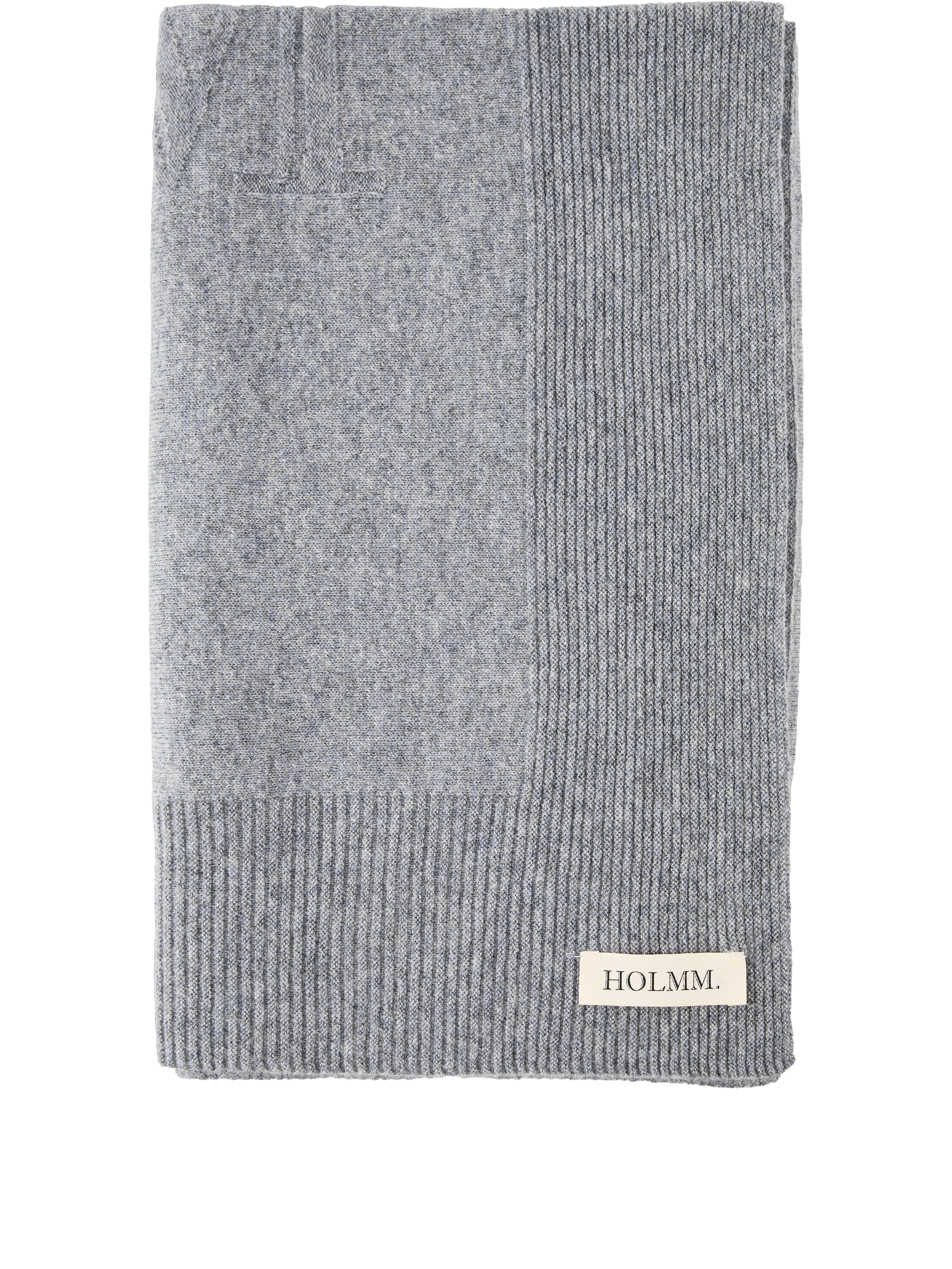 Holmm Cashmere-Schal 'Blanky' Grau, Produktansicht – UNGER.DE