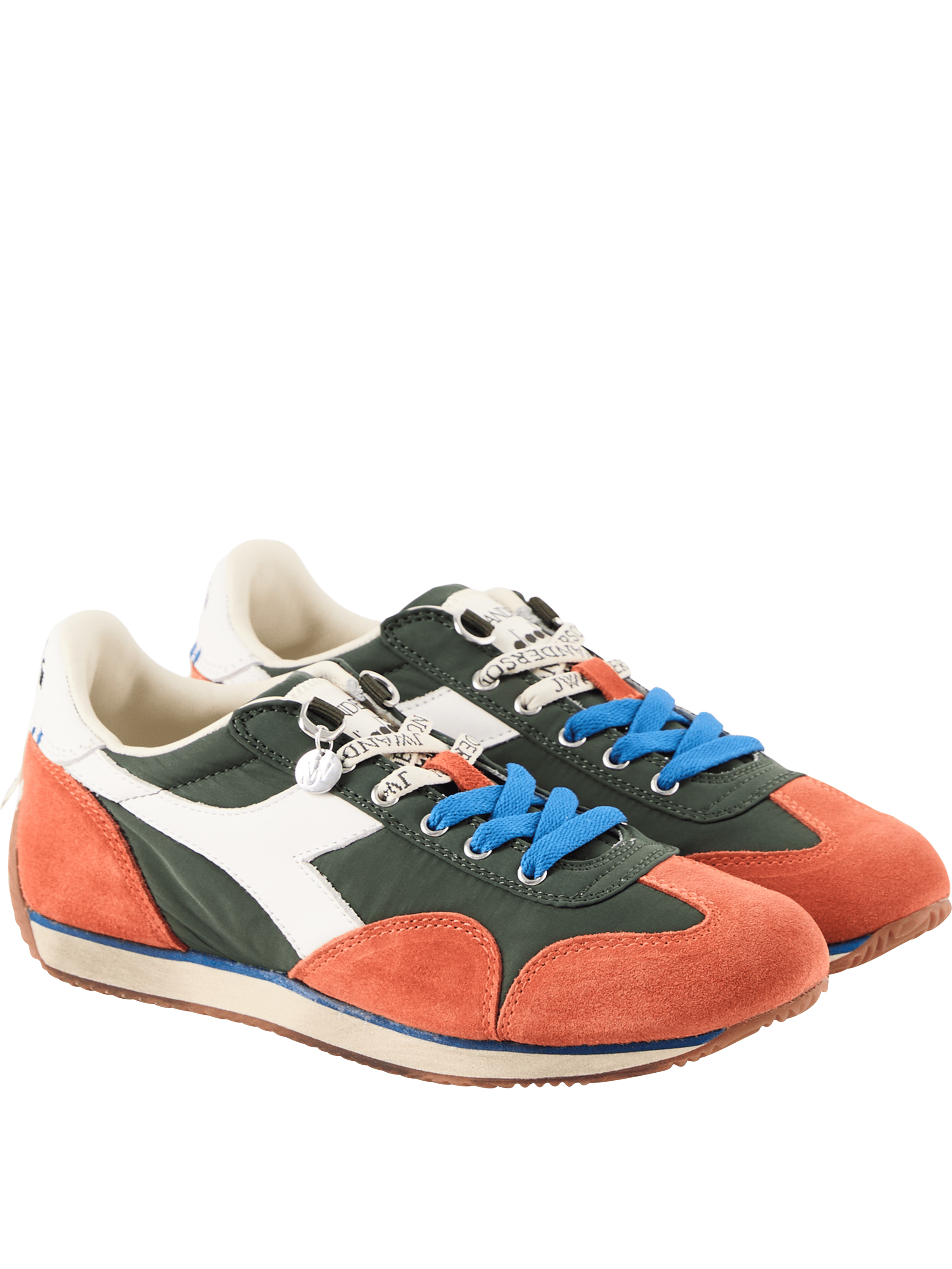 JW Anderson 'JW Anderson x Diadora Equipe' trainers – Green, Back view – UNGER.DE