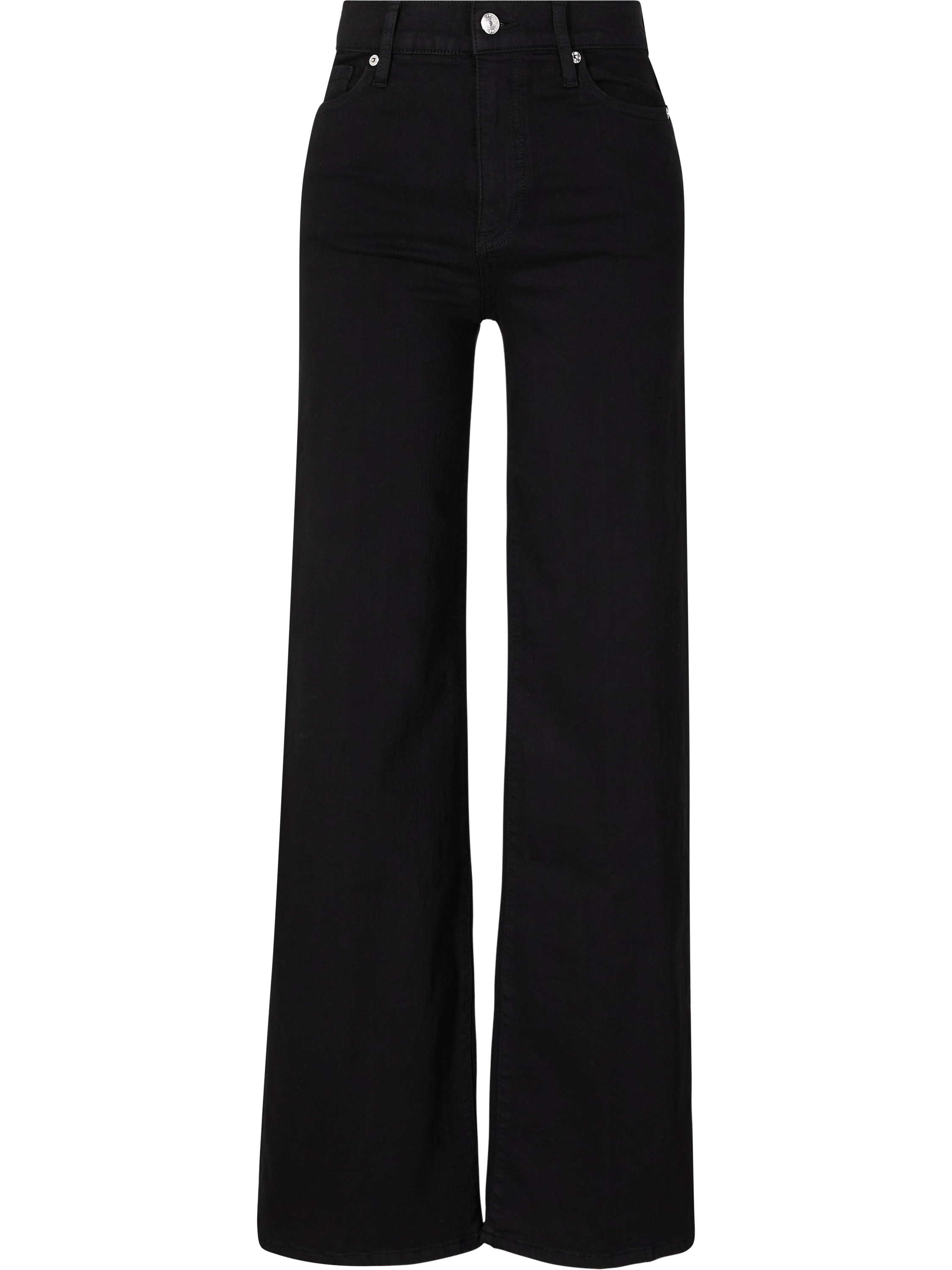 Frame Straight-Leg Jeans 'Le Slim Palazzo Long' Schwarz, Produktansicht – UNGER.DE