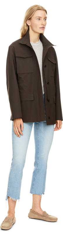 Cropped-Jeans 'The Insider Step Fray' Hellblau