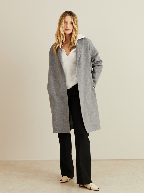 Woll-Seiden-Hose 'Morissey' Schwarz