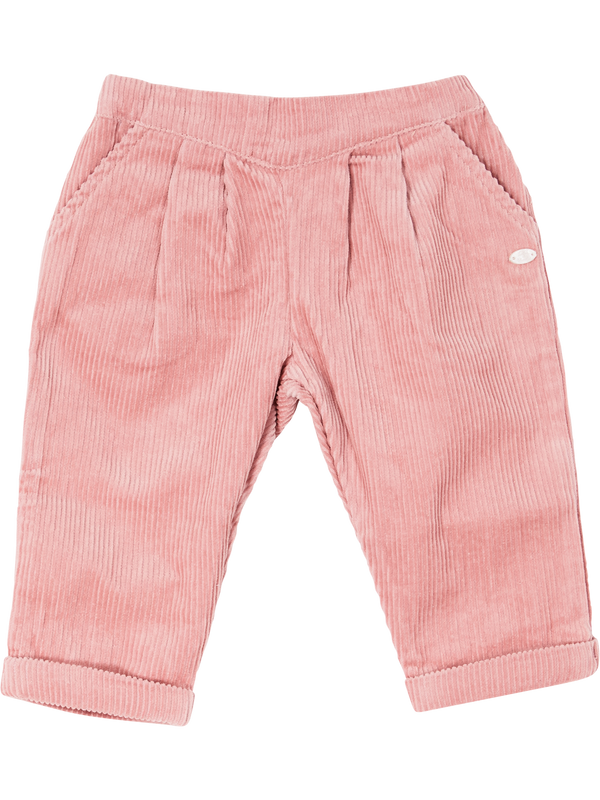 Rosé corduroy trousers