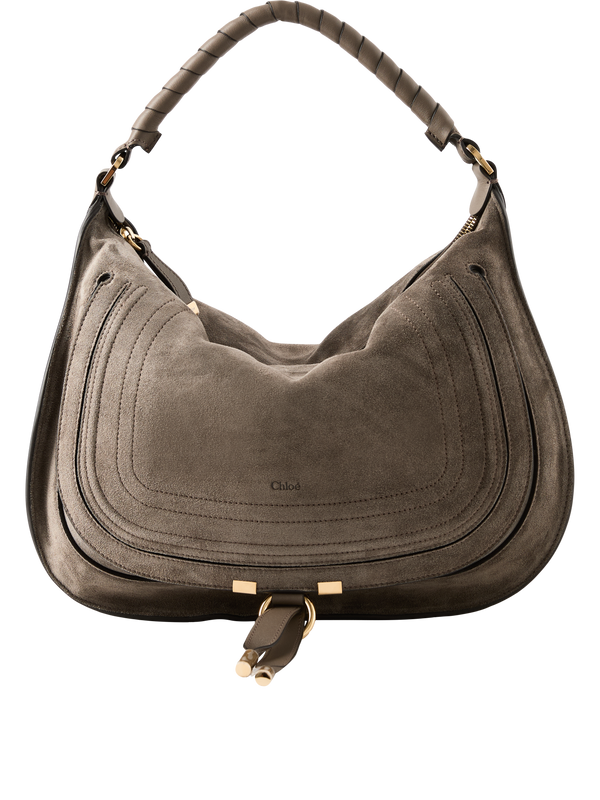 'Marcie Hobo Medium' shoulder bag nickel grey