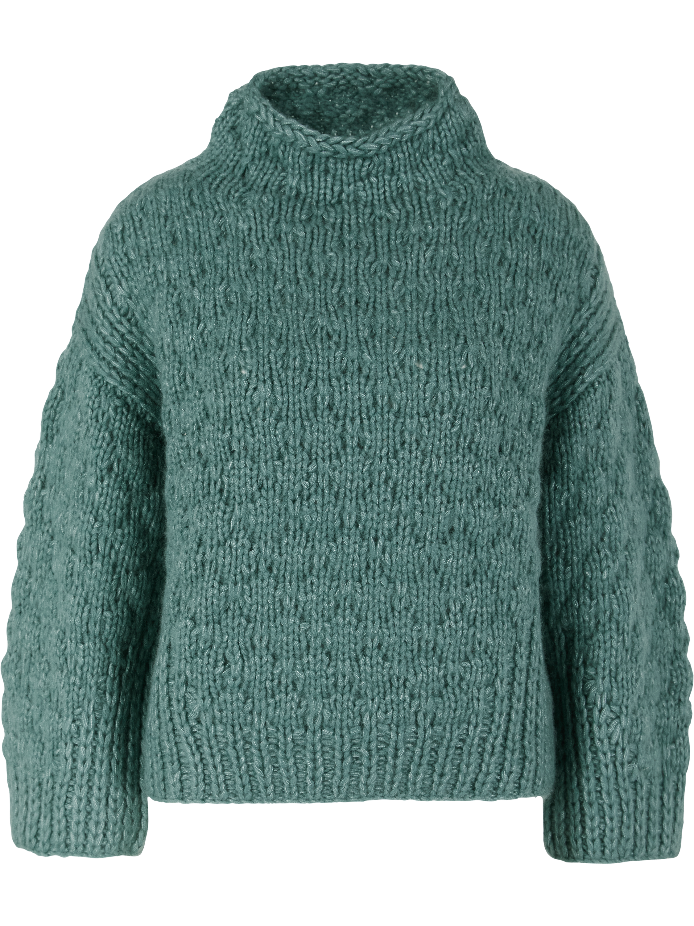 Iris von Arnim Handstrick Pullover 'Lunara' aus Cashmere und Seide Farn, Product view – UNGER.DE