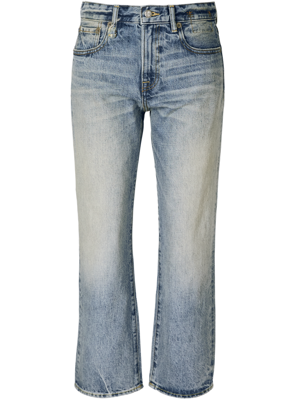 Straight-Leg Jeans 'Romeo' Mittelblau