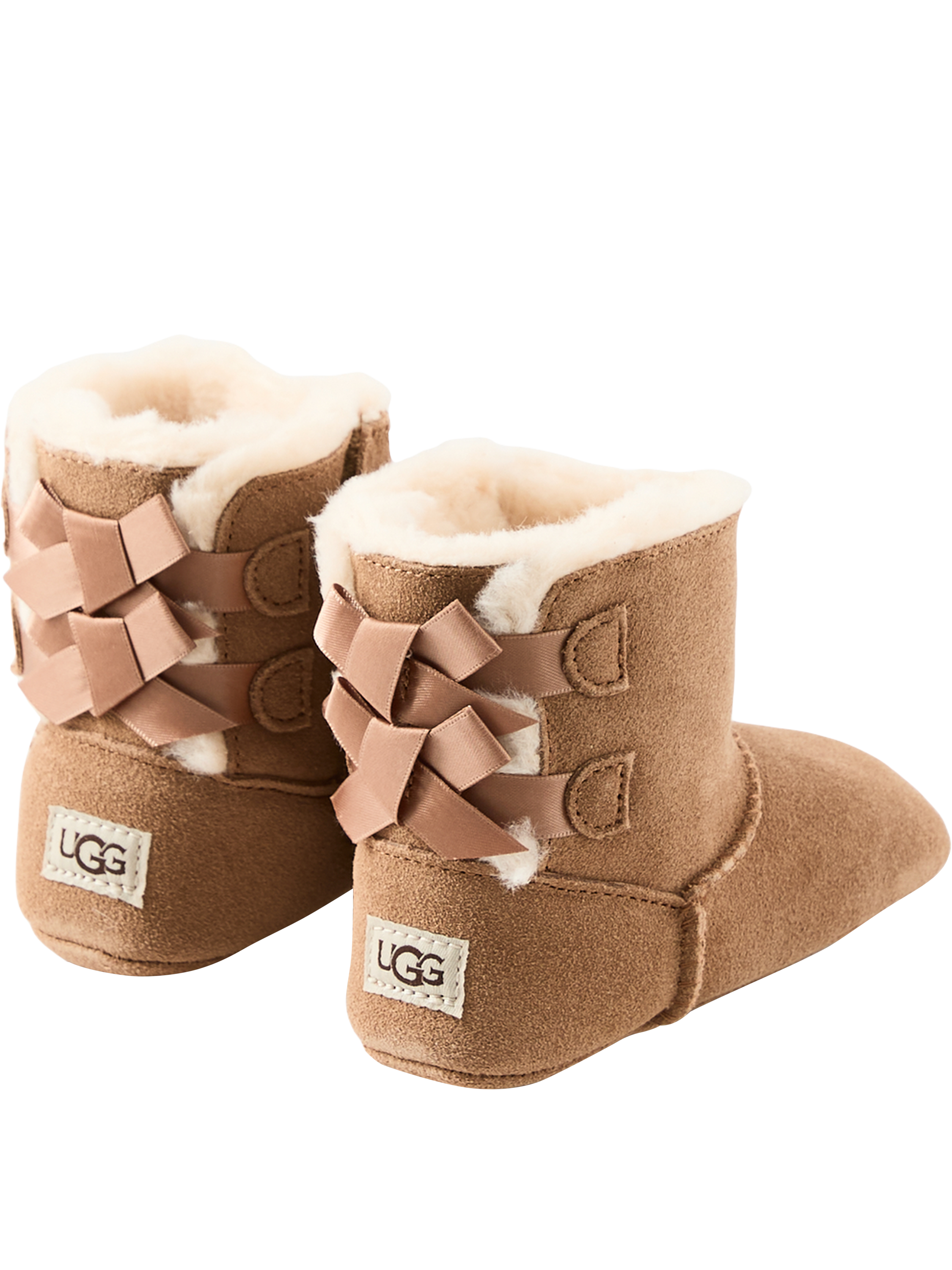 UGG Kids Boots 'Baby Bailey Bow' Chestnut, Frontansicht – UNGER.DE