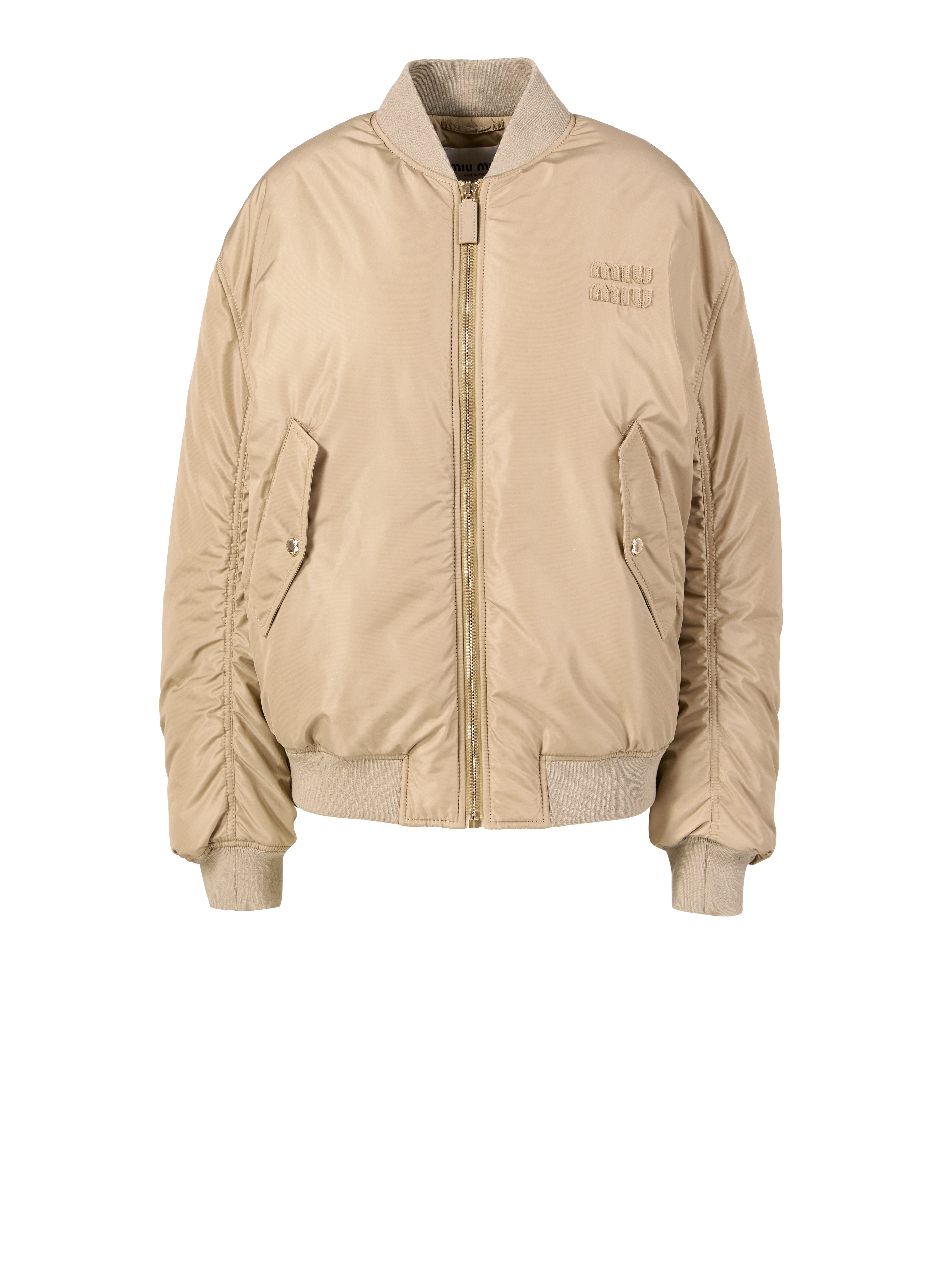 Bomberjacke Beige