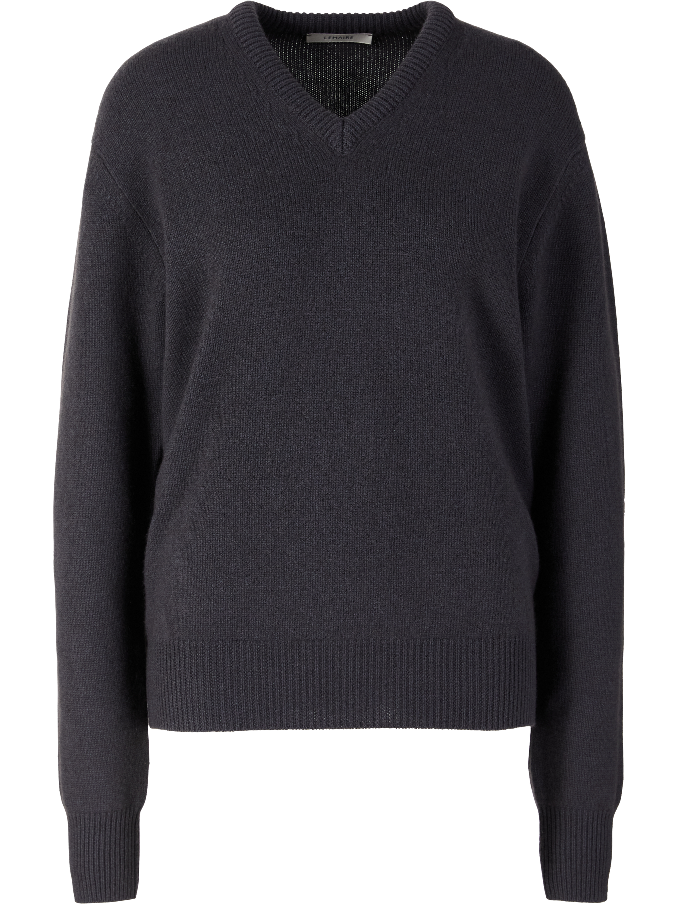 Cashmere-Pullover mit V-Ausschnitt Stone