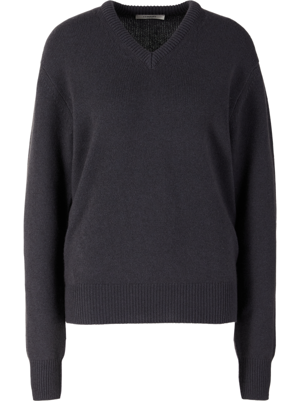 Anthracite cashmere jumper