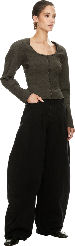 'Sera' Brown Cardigan