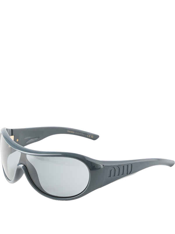 Breite Sonnenbrille Anthrazit