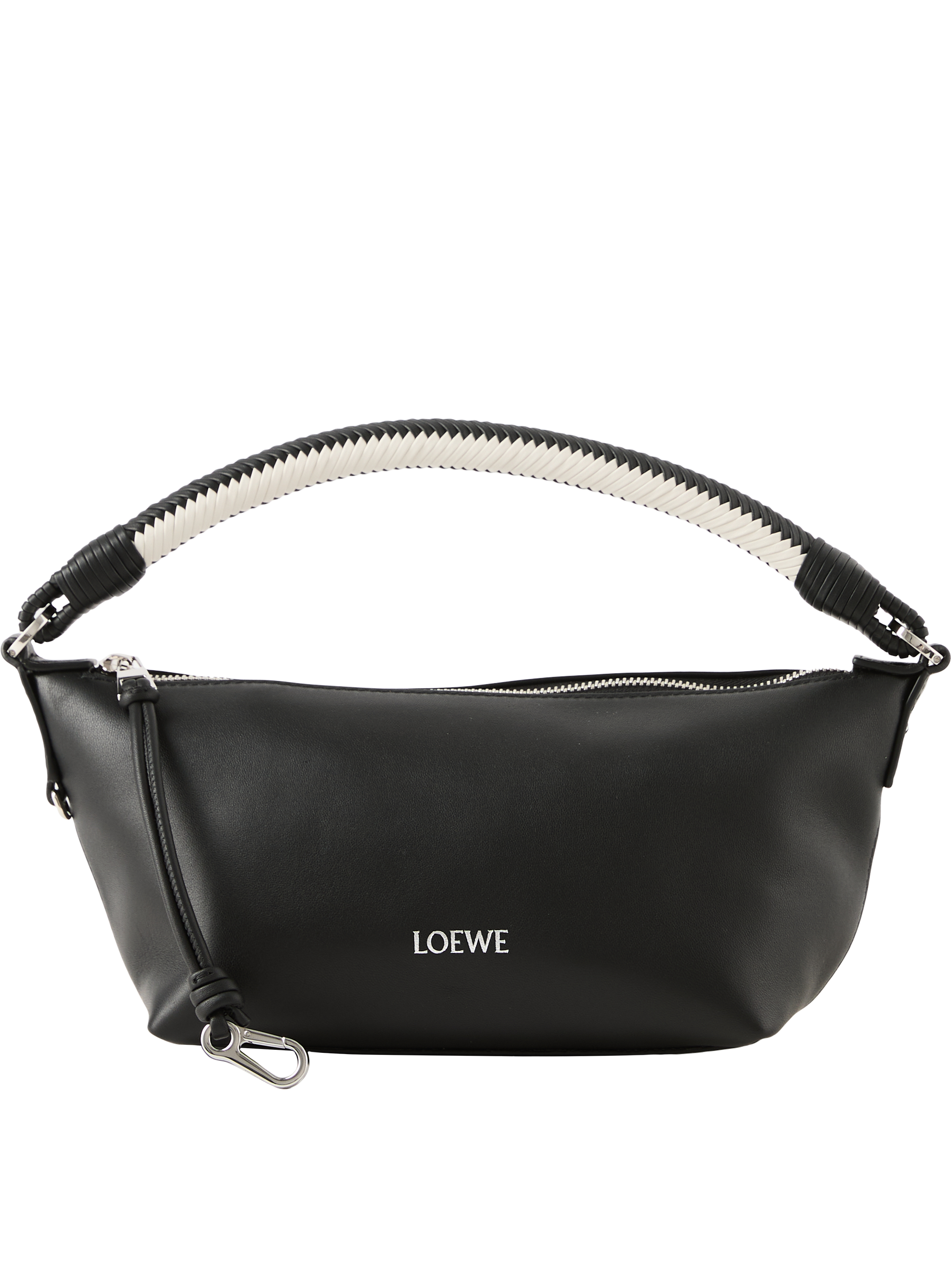 Schultertasche 'Cala' Black/Soft White