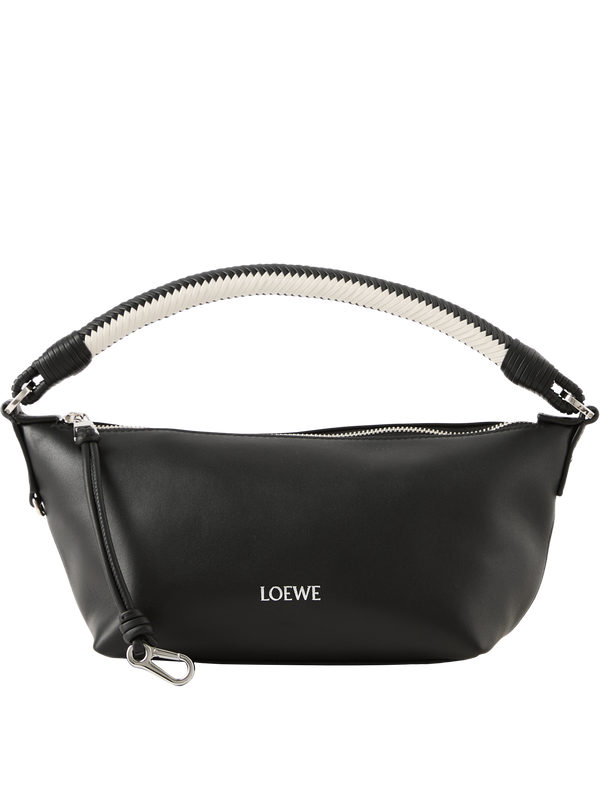 Schultertasche 'Cala' Black/Soft White
