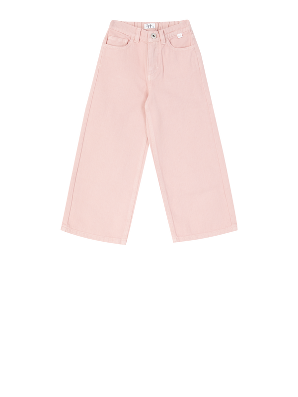 Wide-Leg-Jeans Rosé